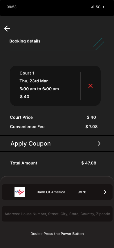 Booking Summary